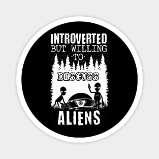 Alien Ufo Introverted Magnet